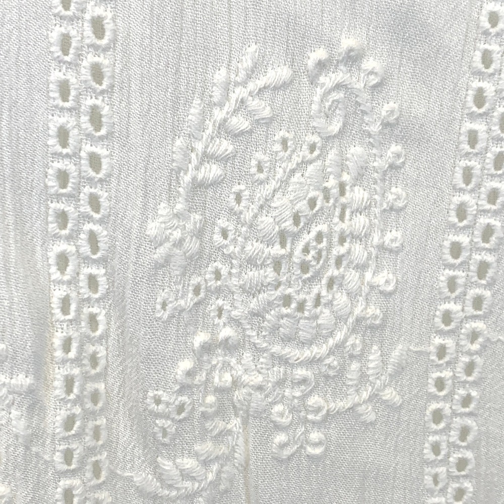Karen Kane Womens Off White Embroidered Eyelet Off Shoulder Dress XL - Picture 4 of 16